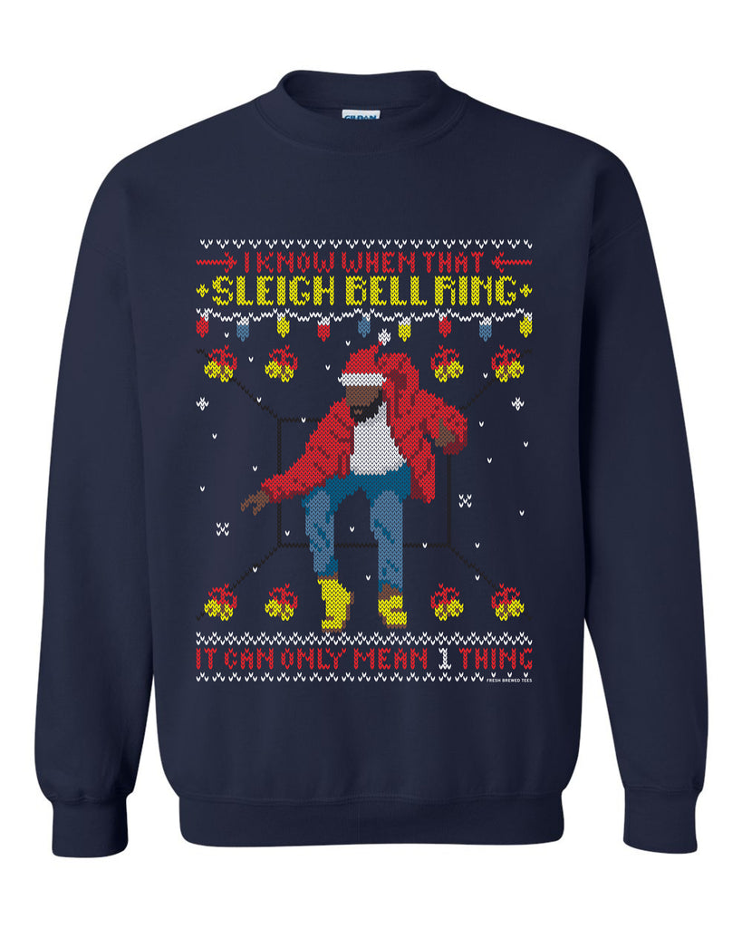 Hotline Ring Sleigh Bell Ring Ugly Christmas Sweatshirt CHRISTMAS SALE!